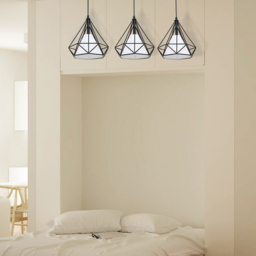 Milagro Triangolo Black 3 Pendant Lamp 230V - Size: 26 x 80 x 120cm - Wilko - thumbnail 5