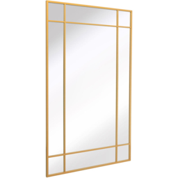The Fenestra Gold Wall Mirror 200 x 120cm - MirrorOutlet - Wilko - thumbnail 4