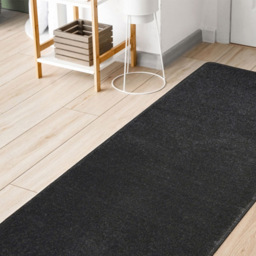 Relay Charcoal Runner Rug 60 x 200cm - Grey - Homemaker - Wilko - thumbnail 3
