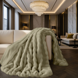Sweet Dreams Cream Alpine Throw 200 x 240cm - Wilko - thumbnail 3