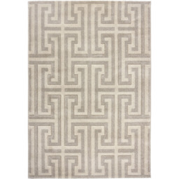 Origins Greek Key Beige Light Vision Rug 200 x 290cm - Cream - Wilko