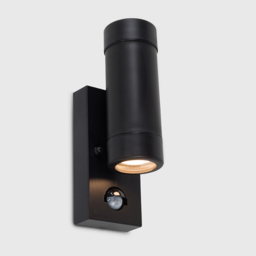 ValueLights Trenley 2 Pack Black Outdoor Light with PIR - Size: 9.5 x 7 x 21cm - Wilko - thumbnail 3