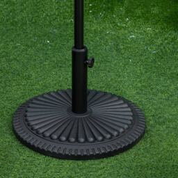 Outsunny Black Round Parasol Base 14kg - Size: 32 x 49 x 49cm - Wilko - thumbnail 3