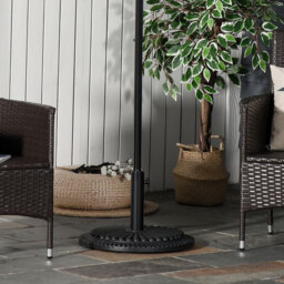 Outsunny Black Round Parasol Base 14kg - Size: 32 x 49 x 49cm - Wilko - thumbnail 7