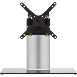AVF Universal Black and Silver Adjustable Tilt Table Top TV Stand - AVF Group Ltd - Wilko
