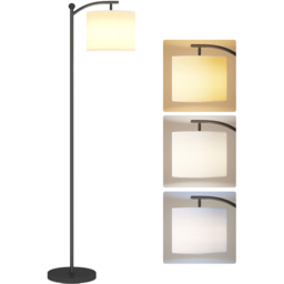 HOMCOM Black Dimmable LED Floor Lamp with 11 Colour Temperature - Size: 14 x 33 x 41cm - Wilko - thumbnail 4