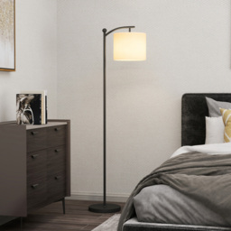 HOMCOM Black Dimmable LED Floor Lamp with 11 Colour Temperature - Size: 14 x 33 x 41cm - Wilko - thumbnail 3