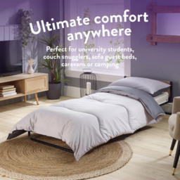 Slumberdown Double Coverless Waffle Duvet Set 10.5 Tog - White - Wilko - thumbnail 7