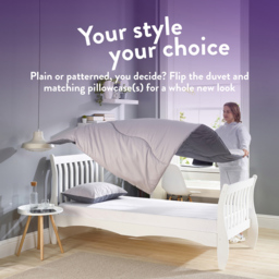 Slumberdown Double Coverless Waffle Duvet Set 10.5 Tog - White - Wilko - thumbnail 4