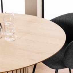 Florence Linley White Oak Round Dining Table - Furniture To Go - Wilko - thumbnail 5