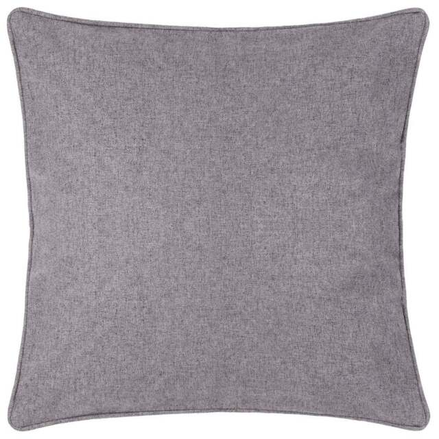 furn. Dakota Charcoal Tufted Cushion - Size: 45 x 45cm - Grey - Wilko - image 1