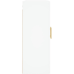 vidaXL 2 Door White Wall Mounted Cabinet - Size: 90 x 69.5 x 34cm - Wilko - thumbnail 7