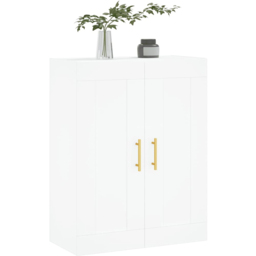 vidaXL 2 Door White Wall Mounted Cabinet - Size: 90 x 69.5 x 34cm - Wilko - thumbnail 4