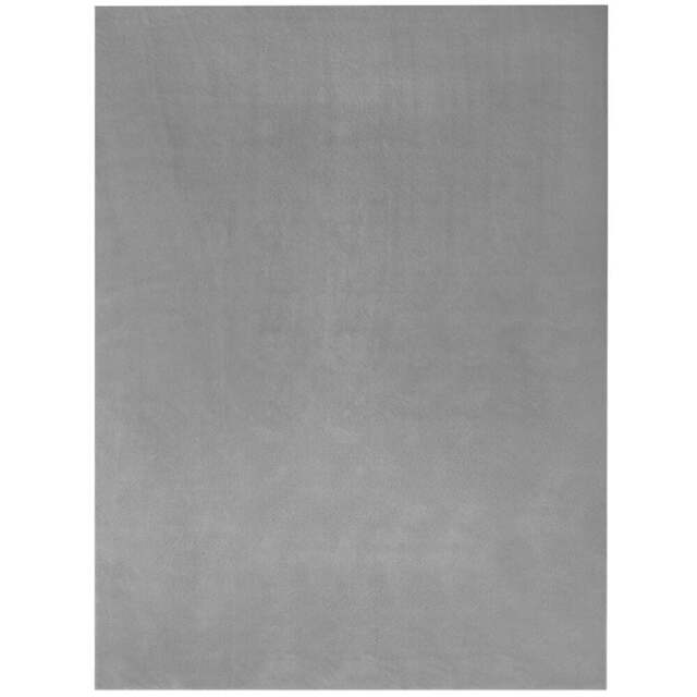 tectake Zonelle Grey Short Pile Ultra Soft Rug 170 x 120cm - Size: 1.5 x 120 x 120cm - Wilko - image 1