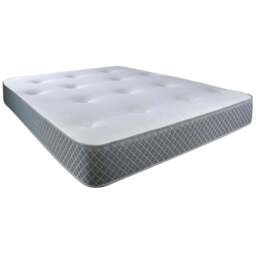 Starlight Beds European Double Tufted Hybrid Memory Foam and Spring Mattress - Grey - Wilko