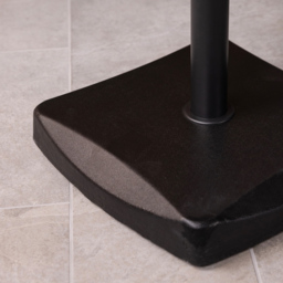 Charles Bentley Black Square Concrete Parasol Base 25kg - Size: Single - Wilko - thumbnail 7