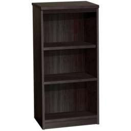 R White Cabinets 3 Shelf Black Mid Height Bookcase - Size: 103.2 x 47.9 x 41.4cm - Wilko - thumbnail 3