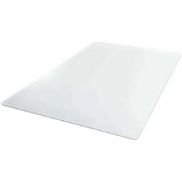 Ecotex Marvec BioPVC Rectangular Chair Mat for Hardwood Floor 90 x 120cm - Size: 120 x 90 x 0.2cm - Clear - Wilko