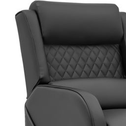 Home Detail Nova Black Manual Gaming Recliner Chair - Wilko - thumbnail 6