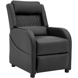 Home Detail Nova Black Manual Gaming Recliner Chair - Wilko - thumbnail 3