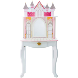 Teamson Kids White and Pink Dreamland Castle Play Vanity Set - Size: 118.1 x 31.8 x 59.7cm - Wilko - thumbnail 5