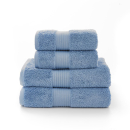Deyongs Bliss Pima Cobalt Bath Towel - Size: 70 x 127cm - Blue - Wilko - thumbnail 4