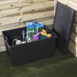 Wham 96L Recycled Storage Box 2 Pack - Black - Wilko - thumbnail 3