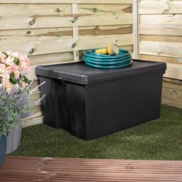 Wham 96L Recycled Storage Box 2 Pack - Black - Wilko - thumbnail 4