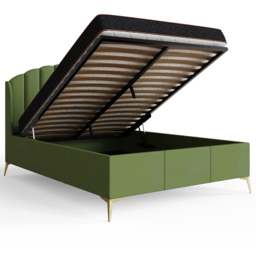 GFW Pettine King Size Green End Lift Ottoman Bed - Wilko - thumbnail 6