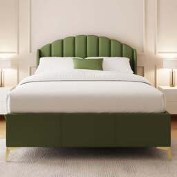 GFW Pettine King Size Green End Lift Ottoman Bed - Wilko - thumbnail 1