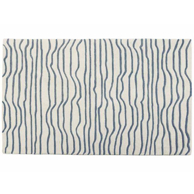 Esselle Home Aura Dune Natural and Blue Rug 120 x 170cm - Wilko - image 1