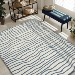 Esselle Home Aura Dune Natural and Blue Rug 120 x 170cm - Wilko - thumbnail 6
