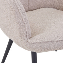 Paris Boucle Light Brown Armchair and Footstool Set - Size: Single - Shankar - Wilko - thumbnail 7