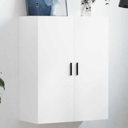 vidaXL 2 Door White Wall Mounted Cabinet - Size: 90 x 69.5 x 34cm - Wilko