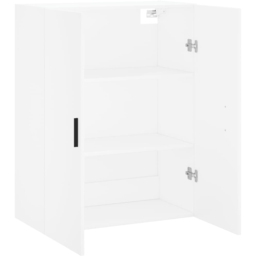 vidaXL 2 Door White Wall Mounted Cabinet - Size: 90 x 69.5 x 34cm - Wilko - thumbnail 5