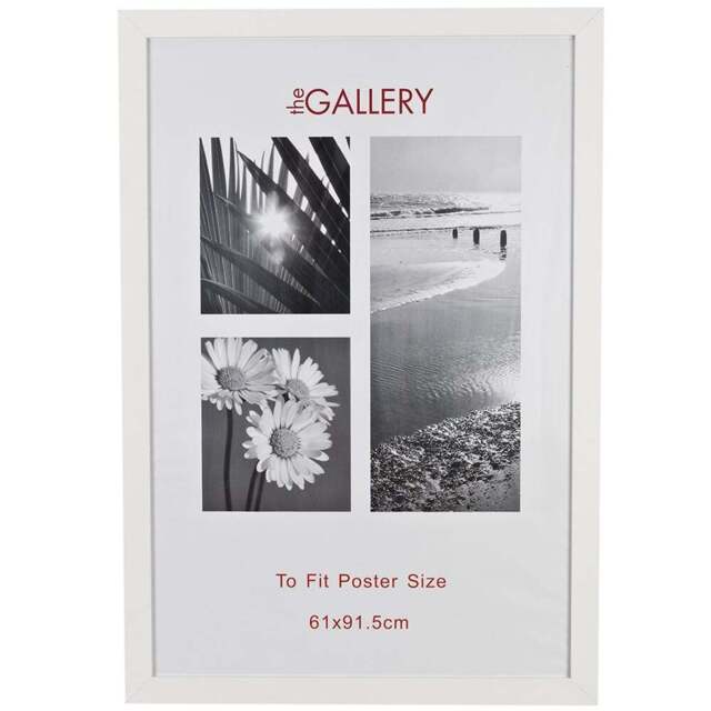 The Gallary White Large Poster Frame 36 x 24 inch - The Port. Co Gallery - Wilko - image 1