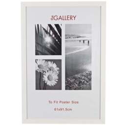 The Gallary White Large Poster Frame 36 x 24 inch - The Port. Co Gallery - Wilko