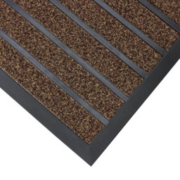 JVL Dirt Stopper Pro Brown Scraper Door Mat 45 x 75cm - JVL Homewares - Wilko - thumbnail 5