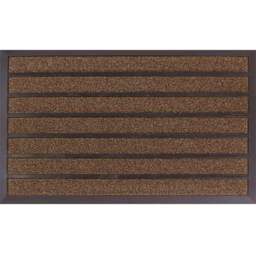 JVL Dirt Stopper Pro Brown Scraper Door Mat 45 x 75cm - JVL Homewares - Wilko - thumbnail 1