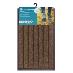 JVL Dirt Stopper Pro Brown Scraper Door Mat 45 x 75cm - JVL Homewares - Wilko - thumbnail 4