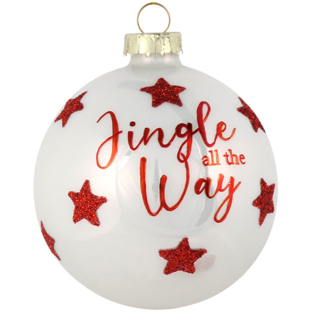 Shiny Christmas Bauble - Size: 1 Piece - Wilko