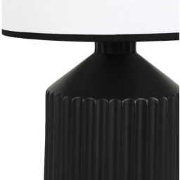 Jemima Black Contemporary Table Lamp - Size: 27 x 38 x 27 cm - Wilko - thumbnail 4