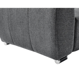 DS Living The Capri 3 Seater Grey Woven Fabric Right Hand Chaise Corner Sofa - Wilko - thumbnail 7