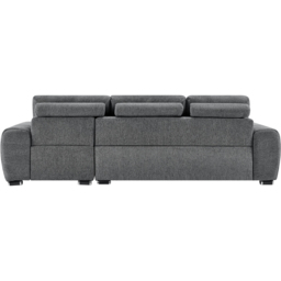 DS Living The Capri 3 Seater Grey Woven Fabric Right Hand Chaise Corner Sofa - Wilko - thumbnail 5