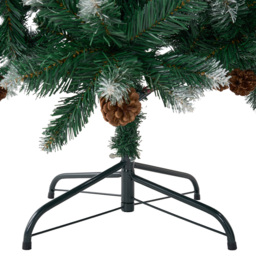 Living and Home Pine Cones and Red Berries Snow Flocked Artificial Christmas Tree 6.8ft - Multi - Wilko - thumbnail 7