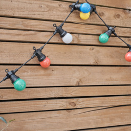 ValueLights 10 Bulb Festoon Multicoloured LED Garden String Light - Size: 11 x 570 x 16cm - Wilko - thumbnail 6