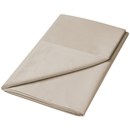 Helena Springfield Super King Size Stone Plain Dye Flat Bed Sheet - Wilko