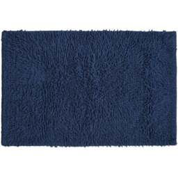 Allure Bath Fashions Navy Tumble Twist Bath Mat 55 x 90cm - Blue - Wilko - thumbnail 1