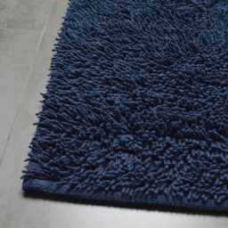 Allure Bath Fashions Navy Tumble Twist Bath Mat 55 x 90cm - Blue - Wilko - thumbnail 3