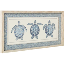 Under the Sea Linen Detail Mount Art - Wilko - thumbnail 7